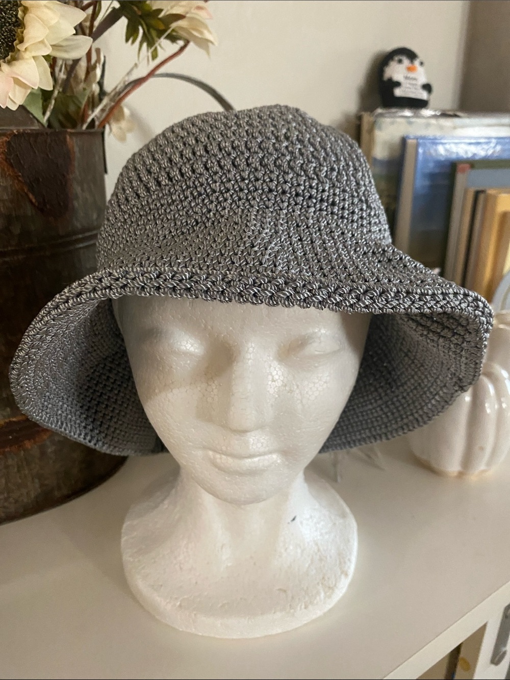 NWNT The Sak Hand Crochet Grat Bucket Hat